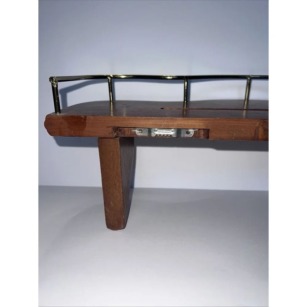 HOMCO Vintage Wood Wall Shelf 16
